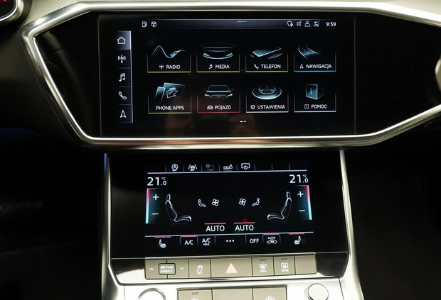 Audi A6 cena 209850 przebieg: 55907, rok produkcji 2019 z Biecz małe 742